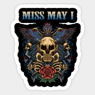 MISS MAY I BAND Sticker